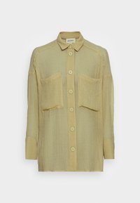 Monki Blusa com botões - beige mid dusty