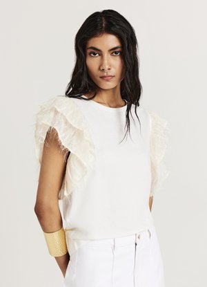 Calliope T-shirt con stampa - bianco lana