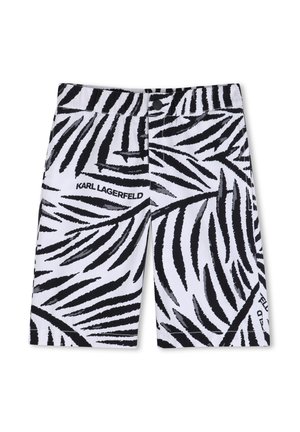 BERMUDA - Short - blanc/noir