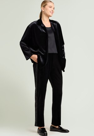 CAMICIA STRETCH - Manteau classique - nero