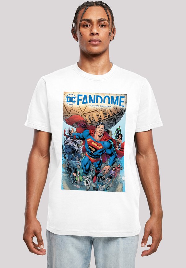 DC COMICS FANDOME SUPERMAN SUPERHELD COLLAGE - T-Shirt print