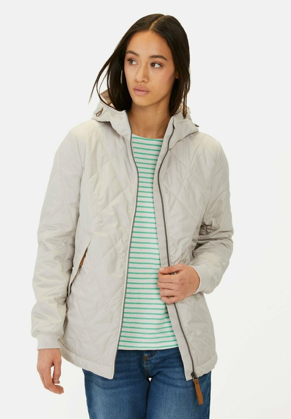 MIT DIAMANT STEPPUNG - Übergangsjacke - pearl