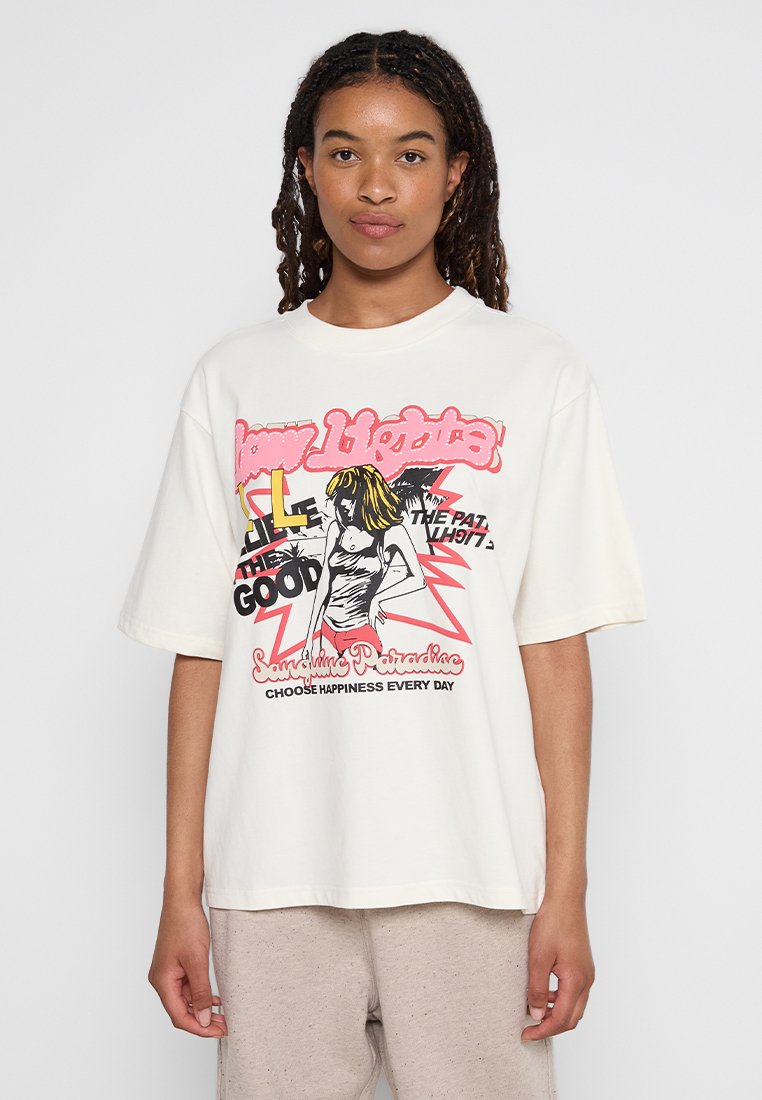 LOW LIGHTS STUDIOS® T-shirt print beige