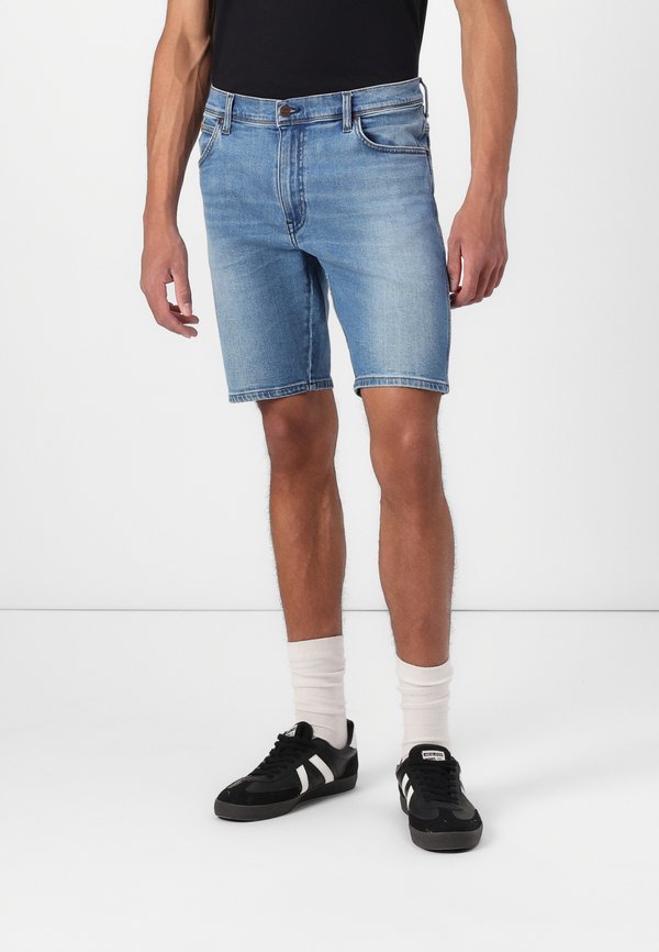 TEXAS - Denim shorts - sentinel steel