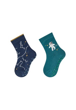 Sterntaler, 2 PACK - Sneaker socks - blau meliert