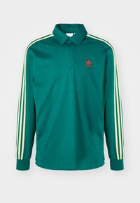 T-shirt à manches longues - collegiate green/better scarlet/powder yellow