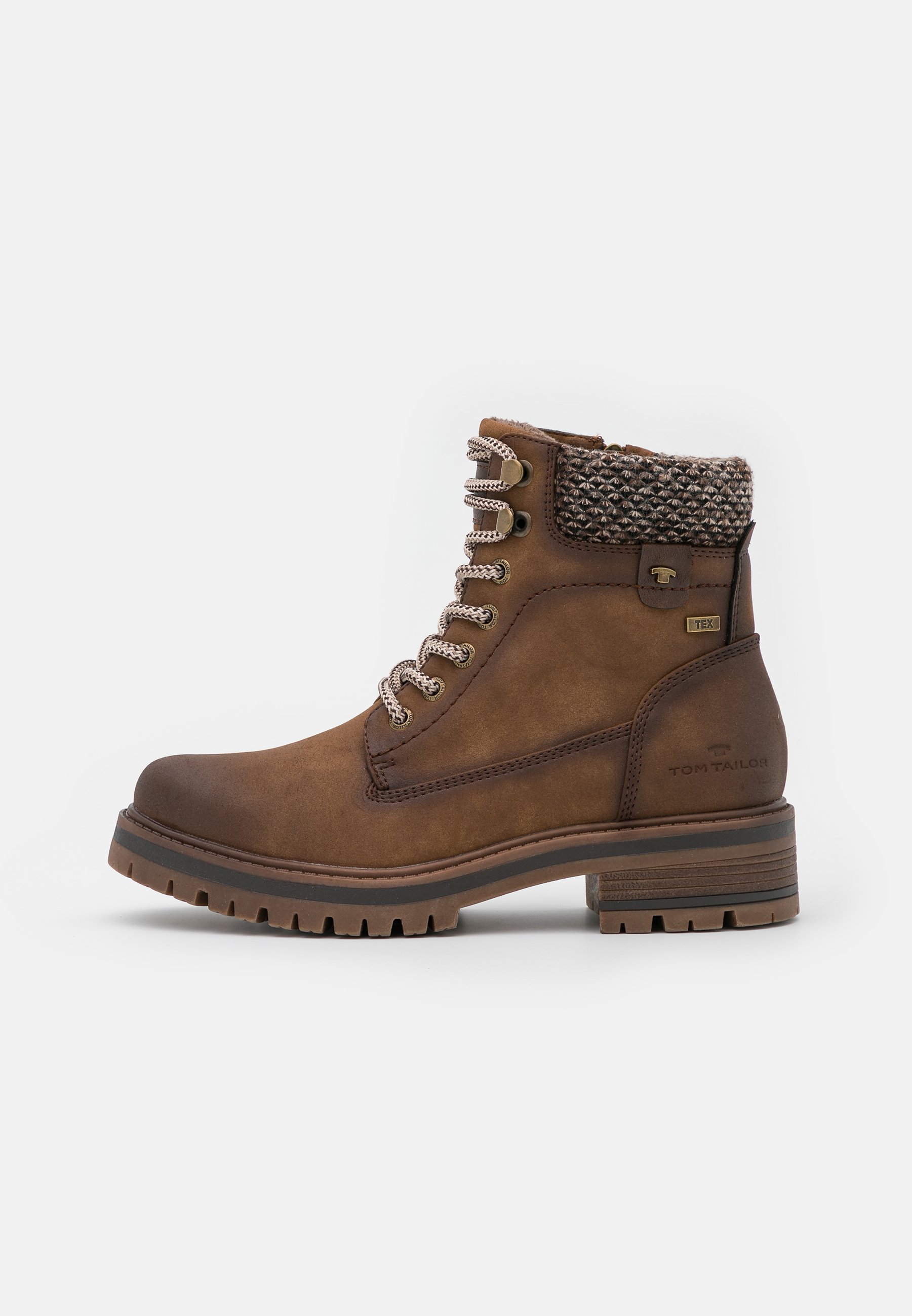 TOM TAILOR Stivaletti stringati - whisky/marrone - Zalando.it