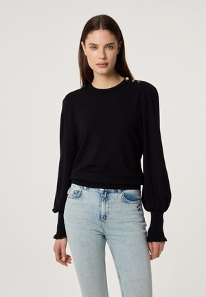 BALLOON PULLOVER - Trui - black