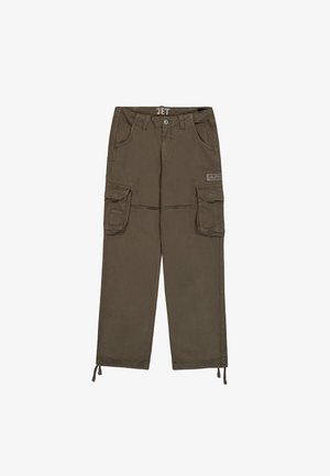 Alpha Industries, JET PANT - Pantaloni cargo - grey/black