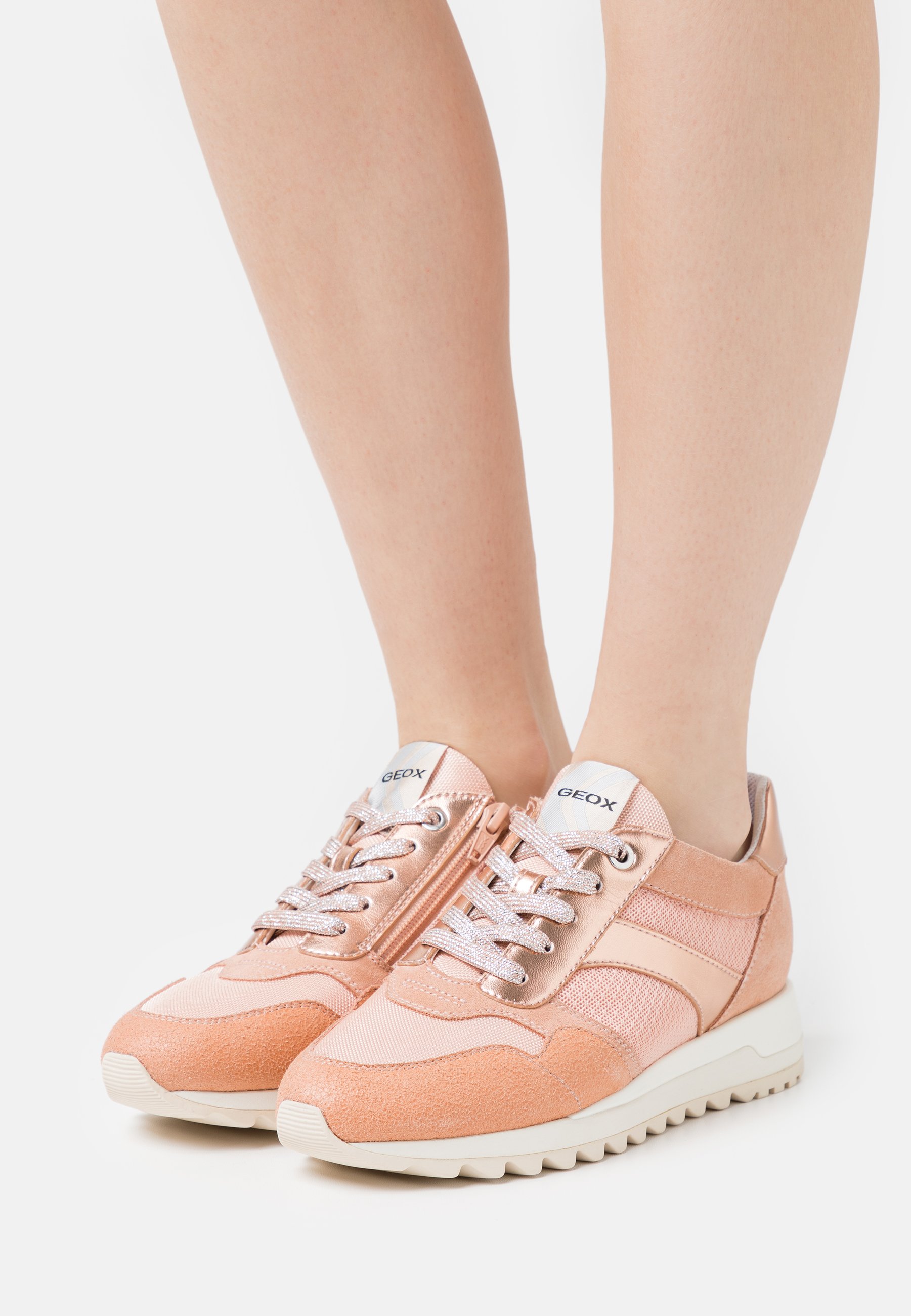 peach trainers womens