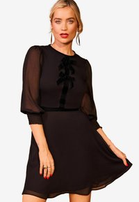 Love & Roses BOW DETAIL SKATER -REGULAR FIT - Koktélruha / Partiruha - black