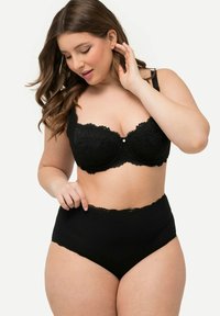 Ulla Popken 3 PACK TRIM - Slip - black