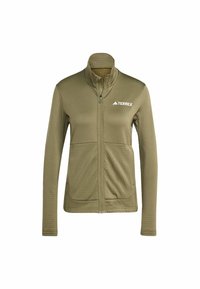 Adidas Terrex MULTI FULL ZIP JACKET - Forro polar - olive strata