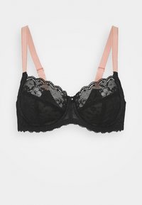 Freya - OFFBEAT SIDE SUPPORT BRA - Merevítős melltartó - black Miniatűr kép 1