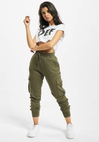 DEF GRETA - Pantalon de survêtement - olive