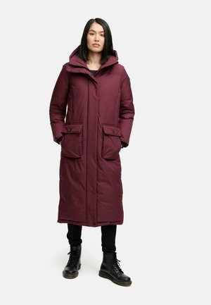 WOLKENFROST XIV - Parka - dark red melange