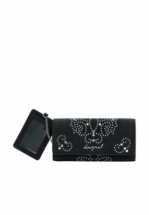 LARGE STUDDED CARDHOLDER - Geldbörse - black