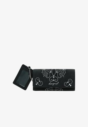 Desigual LARGE STUDDED CARDHOLDER - Wallet - black