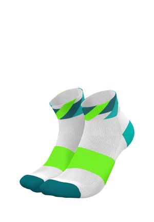 RUNNING LOOPS SHORT - Füßlinge - white green