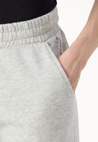 JJXX JXALLY REG WIDE PANTS - Tepláky - light grey melange