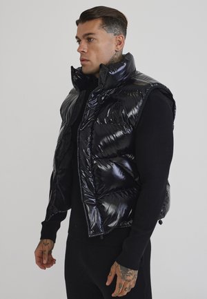 SIKSILK, HIGH SHINE GILET. - Chaleco - black