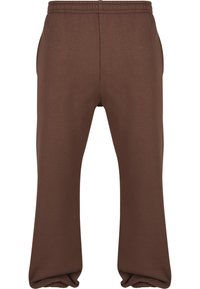 FLUFFY - Träningsbyxor - chocolatebrown