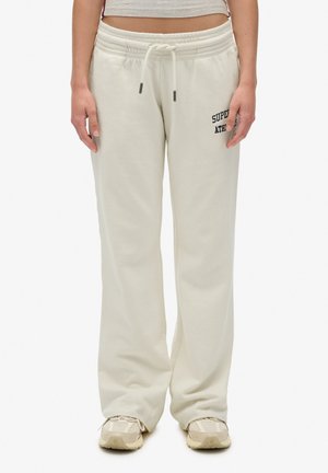 ATHLETIC ESSENTIALS  FLARE - Pantaloni sportivi - desert bone off white