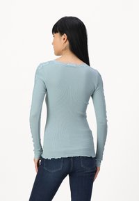 Rosemunde BERNADINE  REGULAR O NECK - Ilgarankovis viršutinės dalies drabužis - blue mist