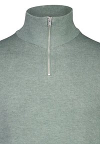 Lindbergh HALF ZIP - Maglione - jade green mel
