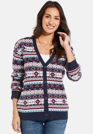 XMAS ICELAND - Cardigans - navy