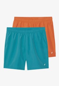 Unselected, orange/green