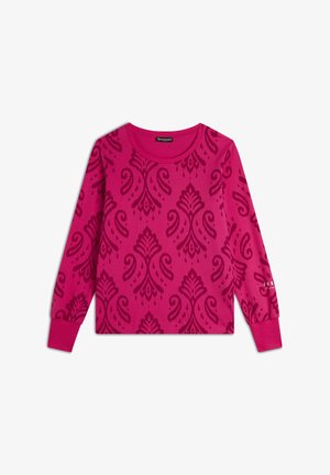 Freddy GIROCOLLO IN FANTASIA - Felpa - allover ikat beetroot purple