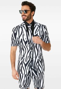 OppoSuits - SUMMER ZAZZY ZEBRA. - Puku - white Pienoiskuva 1