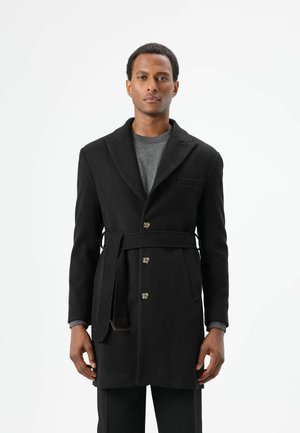 BELTED - Trenchcoat - black