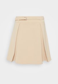 LANA PLEATED SKIRT - Jupe plissée - foamy taupe
