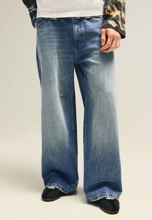 Bershka, SKATE - JEANS - Jean boyfriend - blue denim