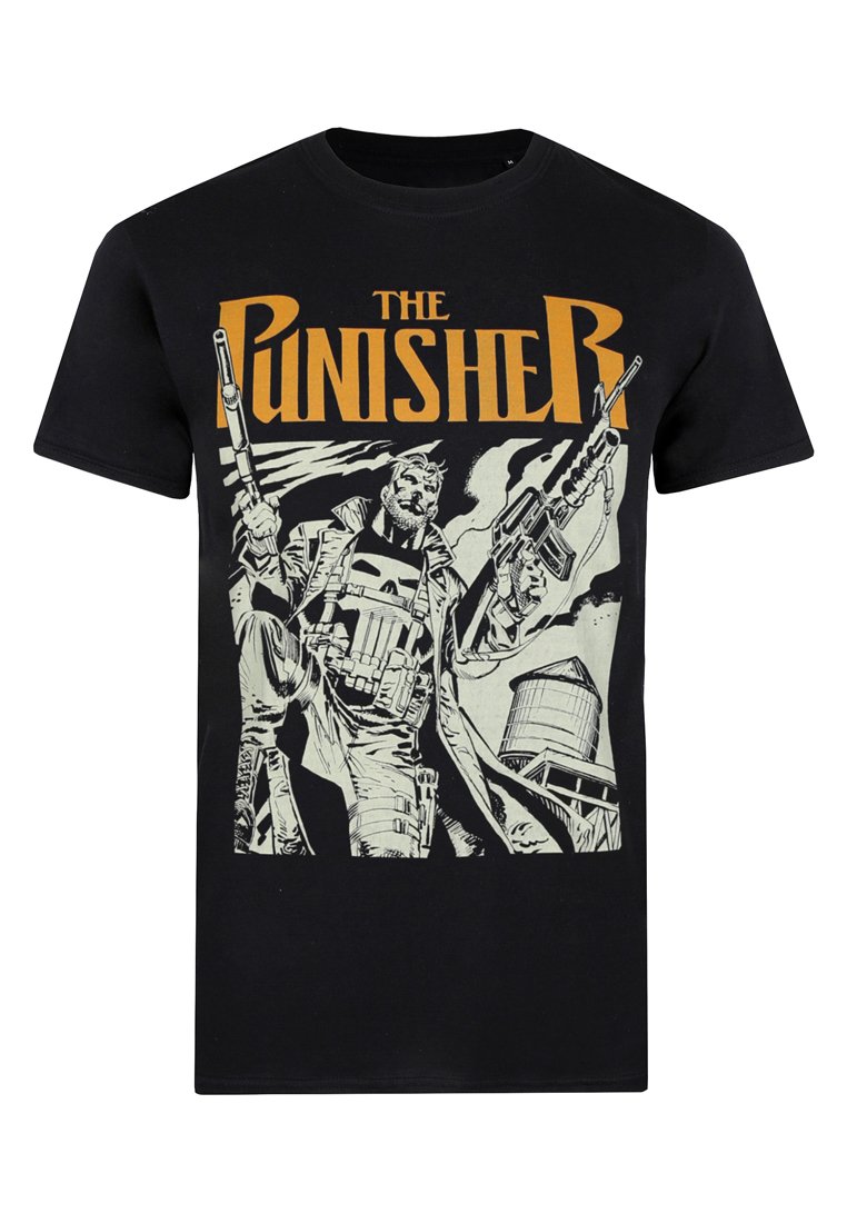 Marvel T-shirt print zwart Marvel T-shirt print zwart