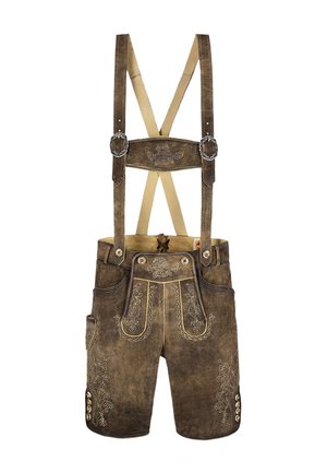 BEKLEIDUNG HORN - Lederhose - stroh