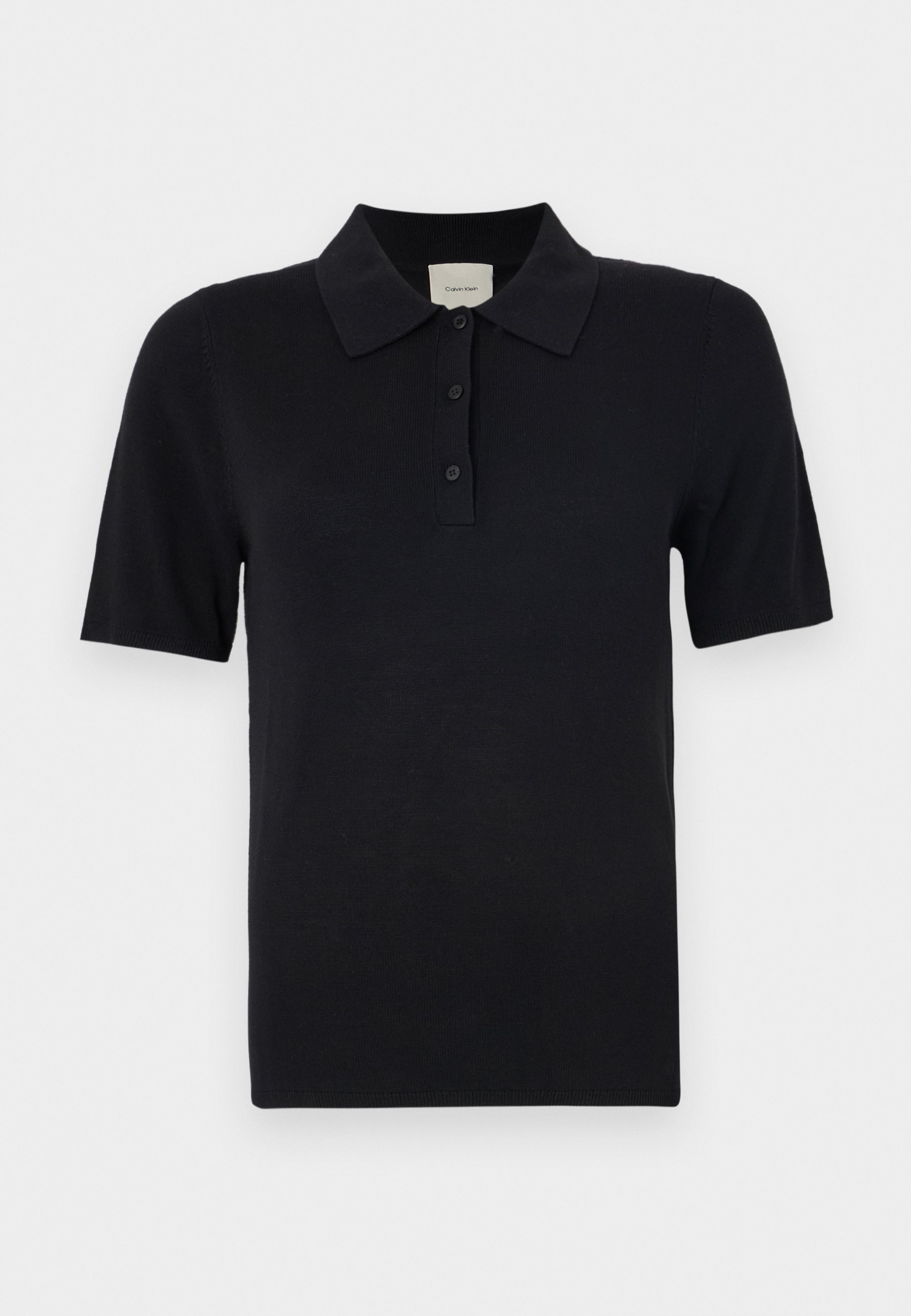 Calvin Klein FINE GAUGE - Polotričko - black