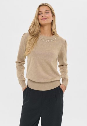 TEMMA - Strickpullover - amphora melange