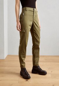 Mos Mosh - TIMAF PANT - Cargobukser - burnt olive Miniaturebillede 1