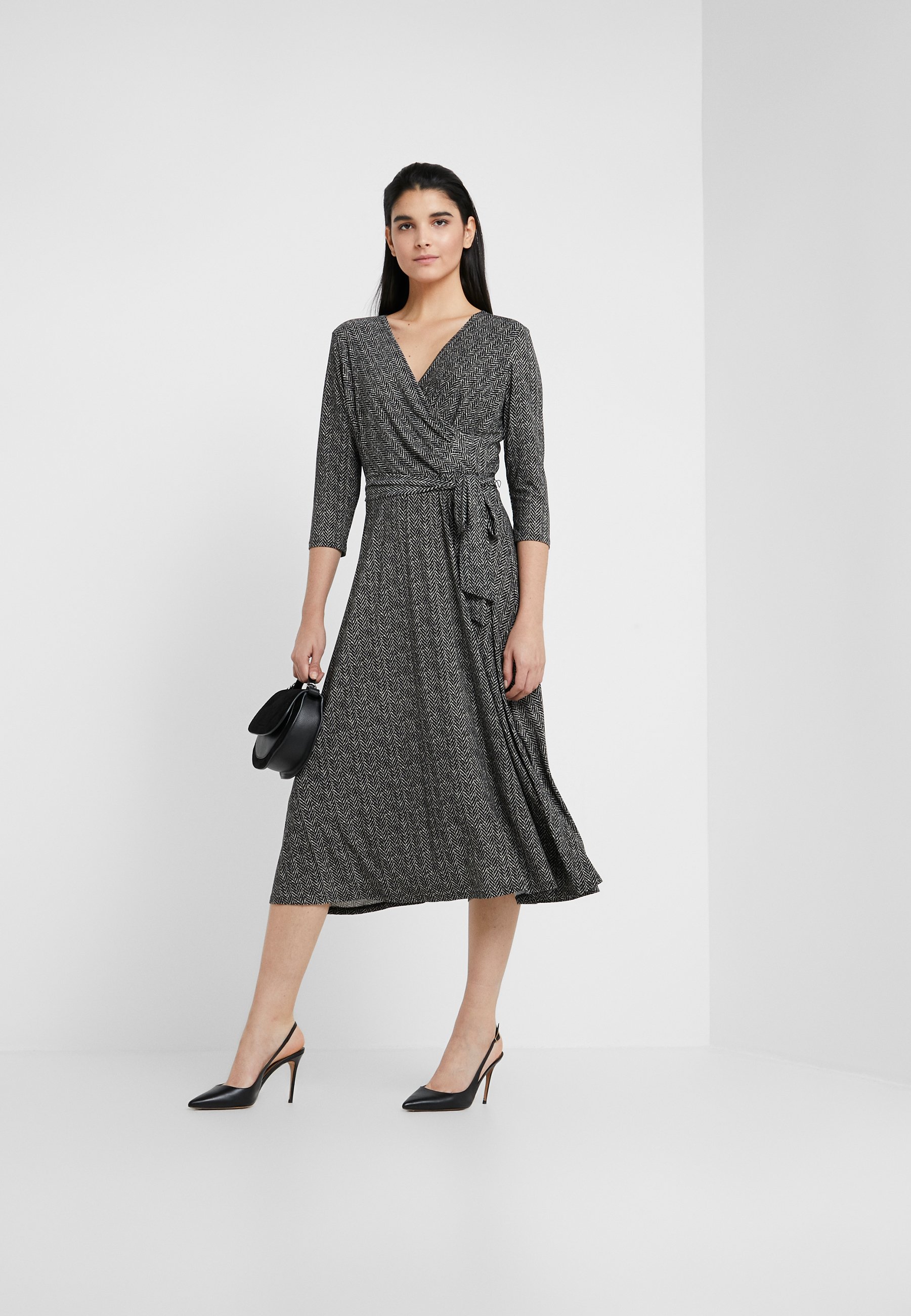 Lauren Ralph Lauren - PRINTED MATTE DRESS - Jerseykjole - sparkling champag
