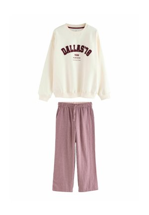 REGULAR FIT  SET - Nattplagg set - red check