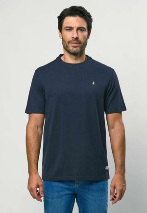 FELIX REG FIT - Basic T-shirt - dark sapphire