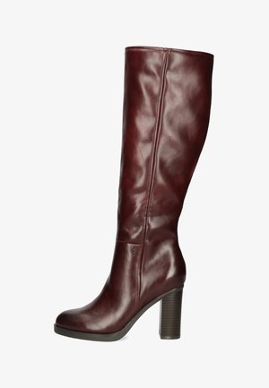 Mexx, MEXX HEELED HIGH BOOT VINITA TEAGU HEELED HIGH BOOT - Stivali alti - burgundy red