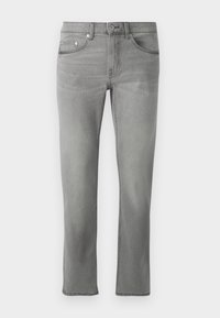 Unselected, dark grey denim