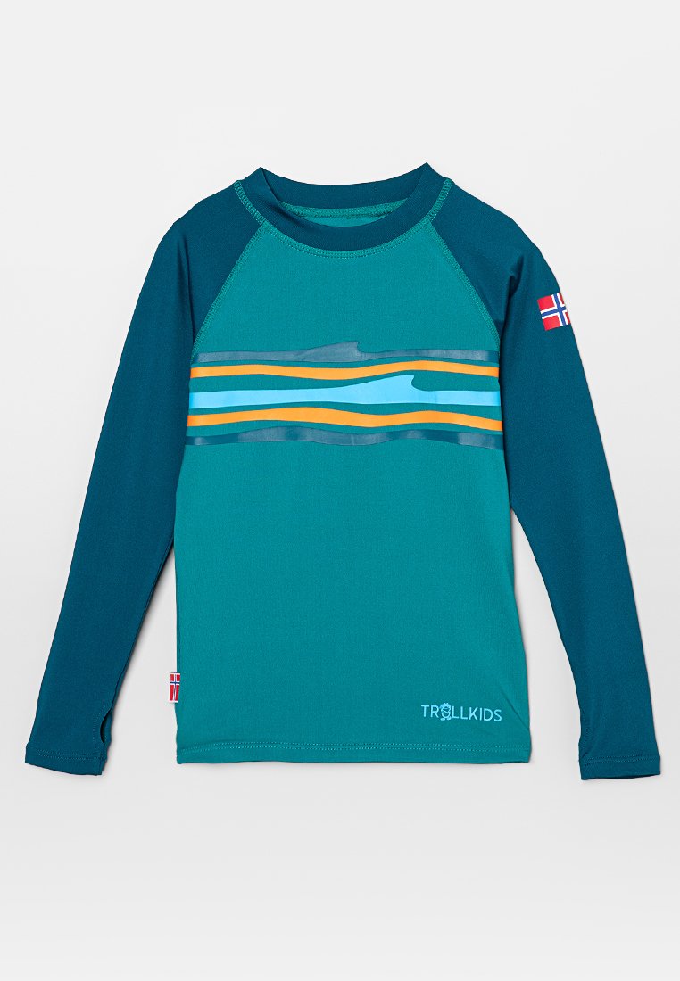 Trollkids Surfshirt petrol