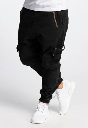 LUCIO ANTIFIT - Jeans baggy - black