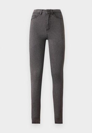 Noisy May, NMCALLIE - Kitsa lõikega teksad - dark grey denim