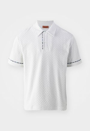 Missoni SHORT SLEEVE - Polo shirt - arctic white